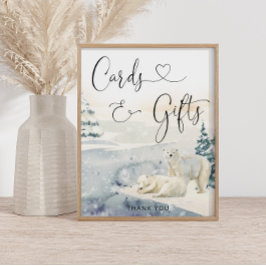 Karten und Geschenke Poster