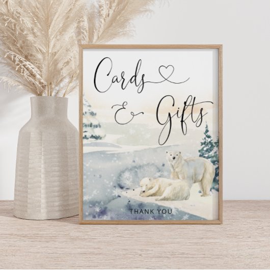 Karten und Geschenke Poster