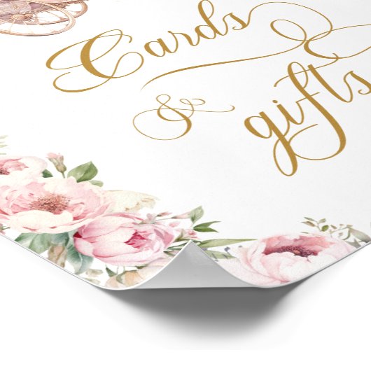 Karten und Geschenke Prinzessin Carriage Birthday Poster (Ecke)