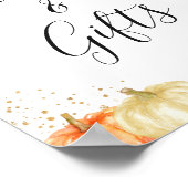 Karten und Geschenke Signieren Herbst Blätter Blum Poster (Ecke)