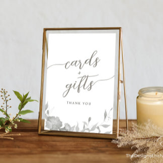 Karten und Geschenke Signieren Minimalistisch Boho