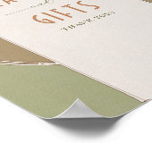 Karten und Geschenke Signieren Vintages Jugendstil Poster (Ecke)