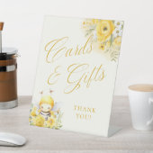 Karten und Geschenke Süßhonigbiene Sockelschild (In SItu)