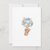 Karten und Geschenke Teddy Bären Balloons Babydusc (Rückseite)