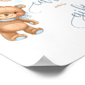 Karten und Geschenke Teddy Bären Balloons Babydusc Poster (Ecke)
