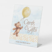 Karten und Geschenke Teddy Bear Baby Dusche Sockelschild (Vorderseite)