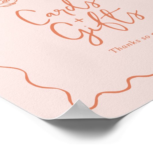 Karten und Geschenke Unterschreiben mit Whimsical Poster (Ecke)