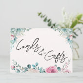 Karten und Geschenke Unterschrift (Stehend Vorderseite)