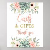 Karten und Geschenke - Unterschrift Poster (Vorne)