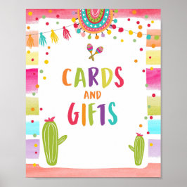 Karten und Geschenke Vielen Dank Cactus Fiesta Tab Poster