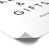 Karten und Geschenke von Chic Grad Cap Graduation Poster (Ecke)