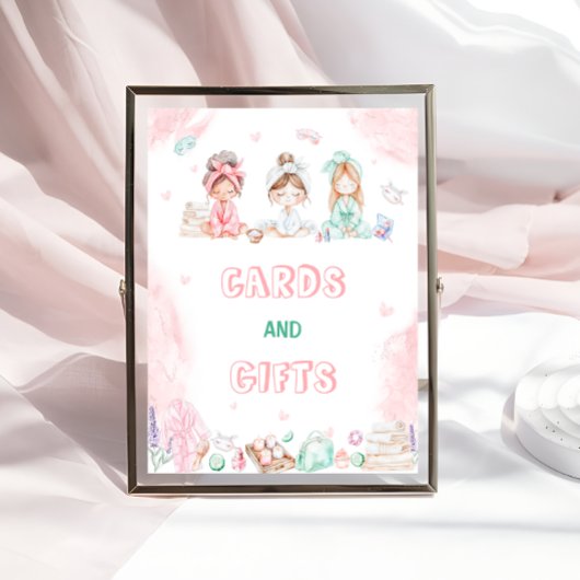 Karten und Geschenke Wellness-Center Party Geburts Poster