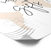 Karten und Geschenke Weltkarte Graduierungsparty P Poster (Ecke)