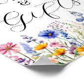 Karten und Geschenke | Wildblume Floral Poster (Ecke)