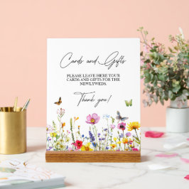 Karten und Geschenke Wildblumen Schmetterlinge Hoc Acrylschild