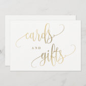 Karten und Geschenke Zeichen - Liebliche Kalligraf (Vorne/Hinten)