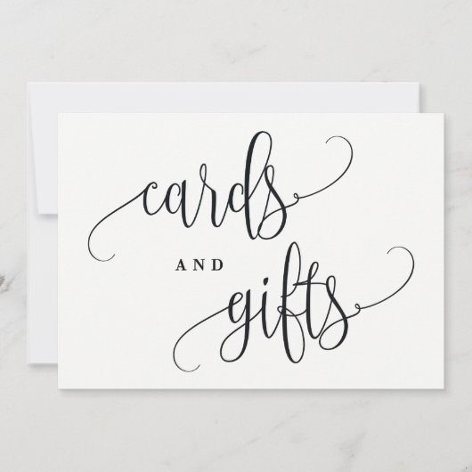 Karten und Geschenke Zeichen - Liebliche Kalligrap (Vorderseite)