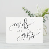 Karten und Geschenke Zeichen - Liebliche Kalligrap (Stehend Vorderseite)