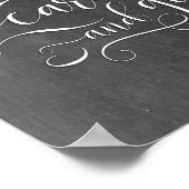 Karten und Geschenkgutscheine für Hochzeiten Poster (Ecke)