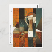 Karten und Glas Bier von Juan Gris spielen (Vorne/Hinten)