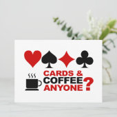 Karten und Kaffeekarten (Stehend Vorderseite)