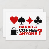 Karten und Kaffeekarten (Vorne/Hinten)