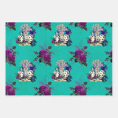 Karten und Rose der Alice im Wunderland Geschenkpapier Set (Vorderseite 3)