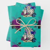Karten und Rose der Alice im Wunderland Geschenkpapier Set (Beispiel)