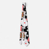 Karten und Würfel Krawatte (Rückseite)