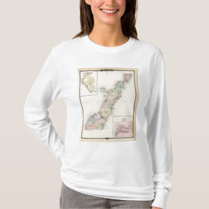 Karten von Door County, Stör-Bucht und von Jenny T-Shirt