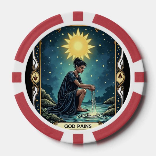 Karten von James Michael Miller Pokerchips (Vorderseite)