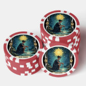 Karten von James Michael Miller Pokerchips (Stapel)