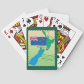 Karten von Neuseeland Spielkarten (Rückseite)