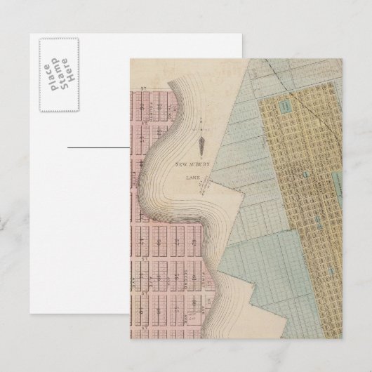 Karten von New Auburn, Minnesota (Vorne/Hinten)