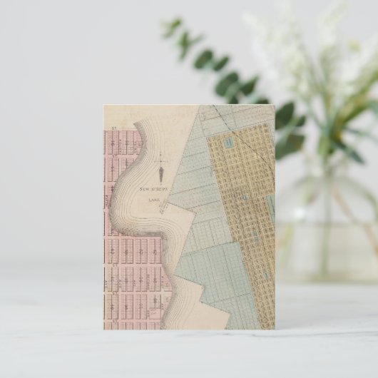 Karten von New Auburn, Minnesota (Stehend Vorderseite)