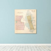 Karten von New Auburn, Minnesota Leinwanddruck (Insitu (Holzboden))