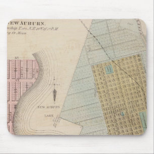 Karten von New Auburn, Minnesota Mousepad