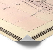 Karten von Stevens Point, Elroy und Wonewoc Poster (Ecke)