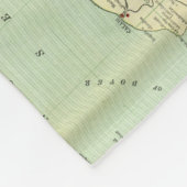 Karten-Western-Front Fleecedecke (Ecke)