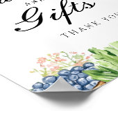 Karten - Zeichen für ein Brautparty außerhalb des Poster (Ecke)