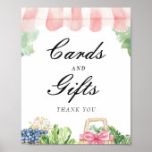 Karten - Zeichen für ein Brautparty außerhalb des Poster (Vorne)