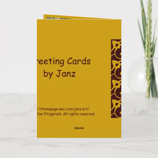 Karten zum 50. Jahrestag von Janz (Rückseite)