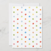 Karten zur Danksagung zum Geburtstag im Zirkus-Tie (Rückseite)