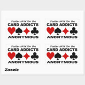 KartenAddict-Aufkleber Rechteckiger Aufkleber (Blatt)