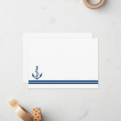 Kartenanker Mitteilungskarte (Vorderseite/Rückseite Beispiel)