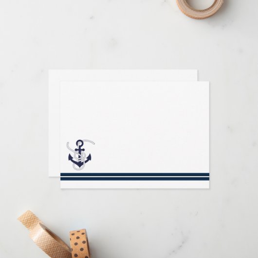 Kartenanker Mitteilungskarte (Vorderseite/Rückseite Beispiel)