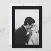 Kartenankündigung mit Seitenskript und Speichern d Save The Date (Rückseite)