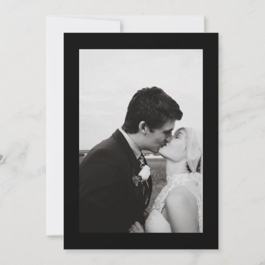 Kartenankündigung mit Seitenskript und Speichern d Save The Date (Rückseite)