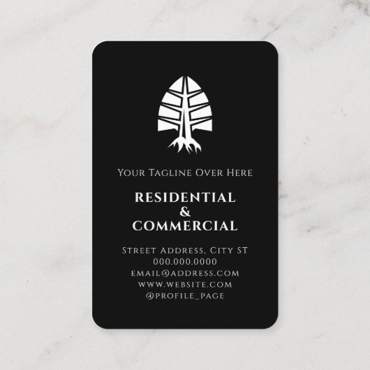 Kartenansicht  visitenkarte (Rückseite)