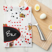 Kartenauflistung mit Namen Geschirrtuch (Viertel Falte)